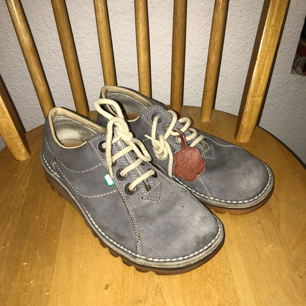 Kickers Women’s lace up work shoes UK sz 36 US 6